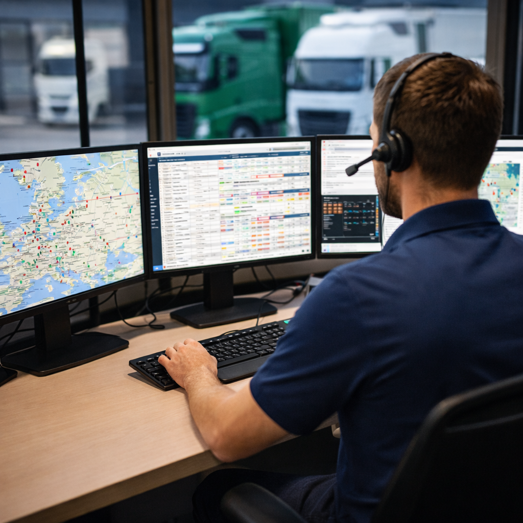 Driftstöd och trafikledning för transportverksamhet